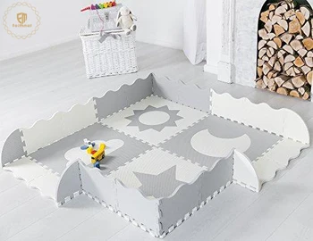 4 Pcs Large Eva Baby Floor Mat Interlocking Foam Kids Play Mat