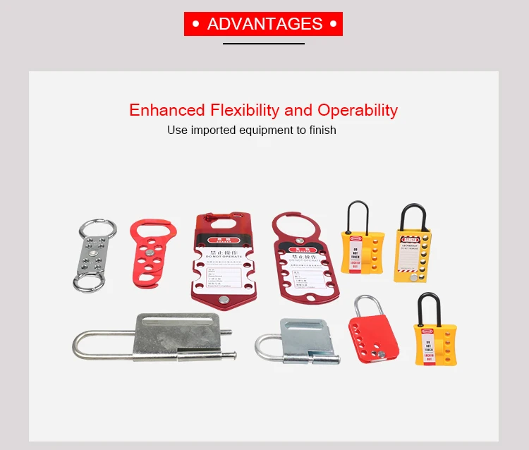 BOSHI Oem Acceptable Steel Material Lockout Hasp For Industrial Safety