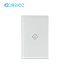 1Gang 3Way Smart WIFI Wall Light Electrical Switch Board Compatible with Amazon Alexa and Google Home