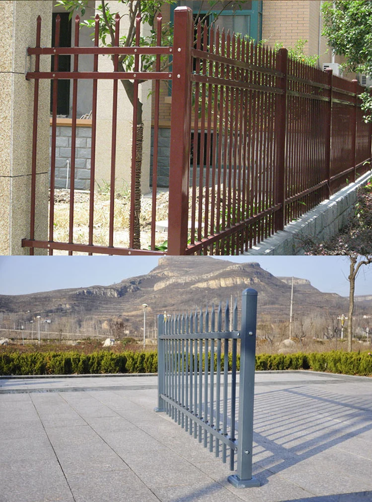 spear top steel fence 7