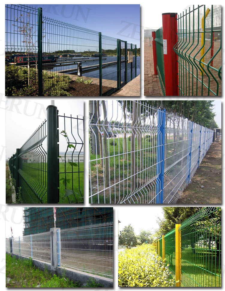 High Quality Powder Coated Hot-dip Galvanized 3D Rigid Welded Wire Mesh Fence Panels