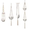 Macrame Plant Hanger Indoor Outdoor Hanging Planter Basket Cotton Rope,Plant Hanger Macrame