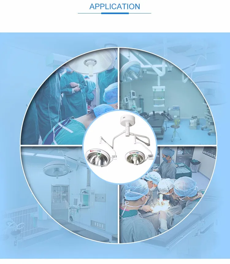 Ceiling Germany Spring Arm Halogen Medical Lamp