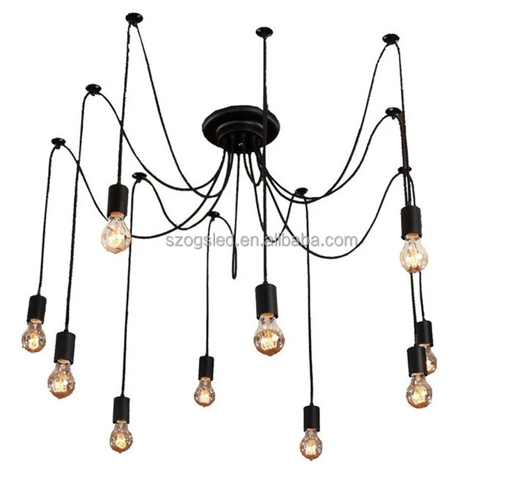 restaurant decorative lighting black iron ceiling lamps