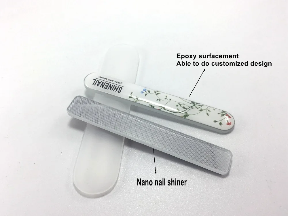 Baby Nail File,4 Pieces Infant Baby Nail Files With Case,Crystal Glass