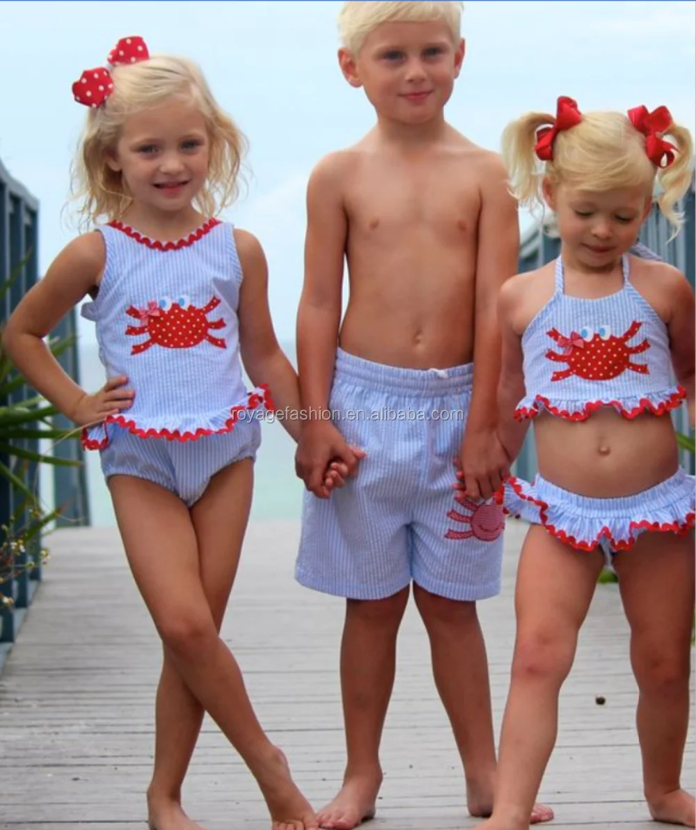 smocked swimsuit baby