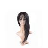 10 inch lace front wig brazilian virgin half wigs human hair,indian straight lace wig ,peruvian hair wig half and half color wig