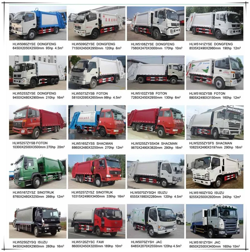 Manufacturer Affordable 10cbm Left Hand Drive Garbage Trucks For Sale