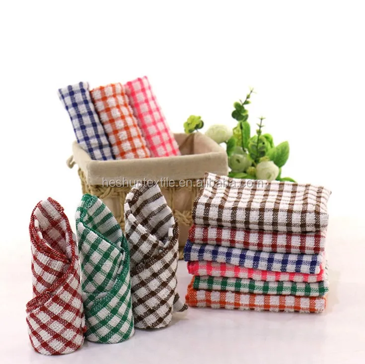 Cheap Cotton Woven Kitchen Tea Towel Set Dishcloth - Buy Kitchen Towel