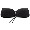 amazon 2017 walson ZH01274B silicone Self-Adhesive half cup bra strapless push up bra