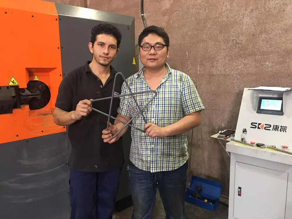 automatic CNC 2d wire bending / stirrup bender