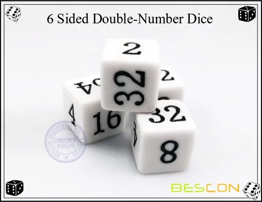 10pcs 16mm D6 Dice Six Sided Die with Numbers for Party Club Pub Board Game neJP 