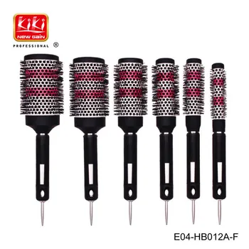 Kiki Newgain High Temperature Resistance Round Salon Ceramic Hair Brush