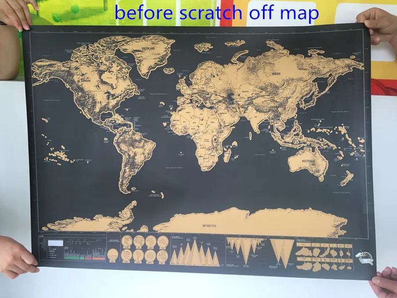 before scratch off map_