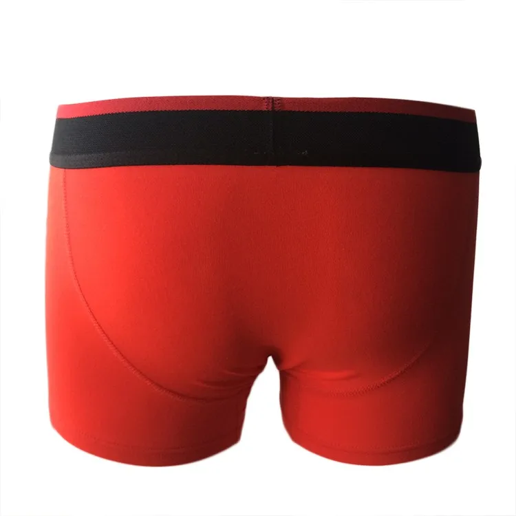 Custom Logo Mens Underwear Stock Men Boxer Shorts Elastic Waistband Men ...