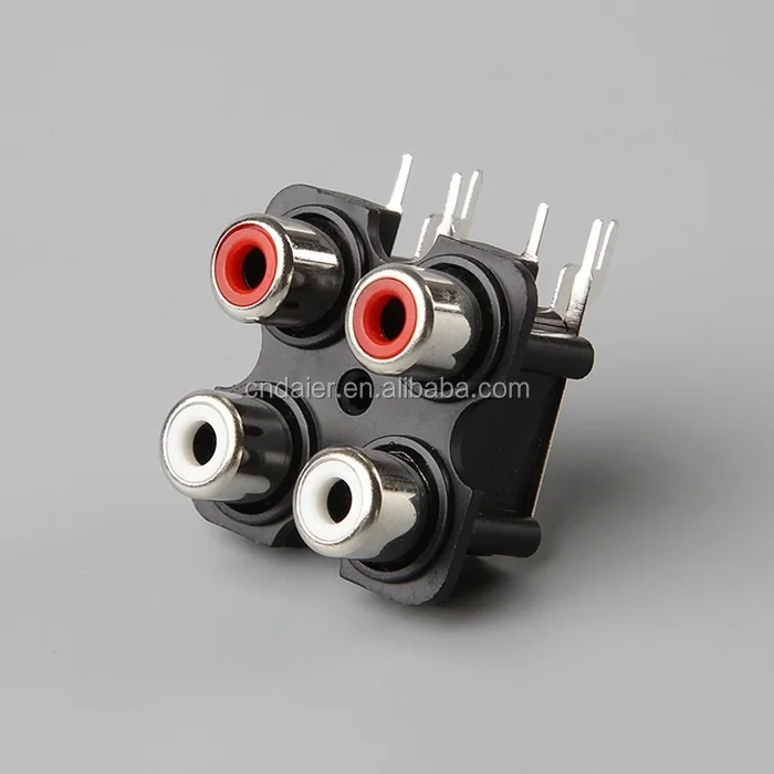 Hot Sell Rca Waterproof Connector/microphone Jack To Rca Plug/rca Av