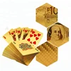 UCHOME Gold Foil Plated Poker Playing Card Wooden Box For Gifts