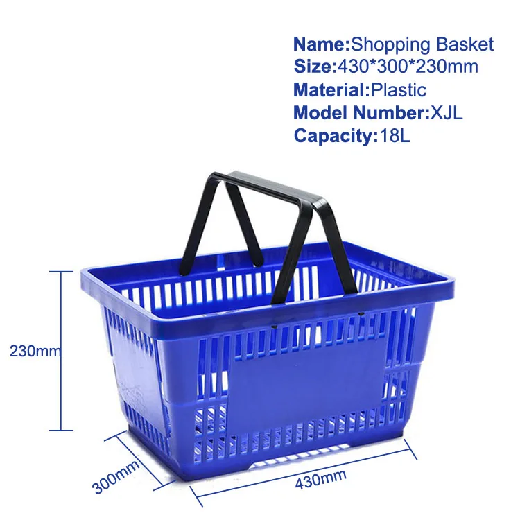 Supermarket Shopping Basket Plastic Handle Shopping Basket Buy