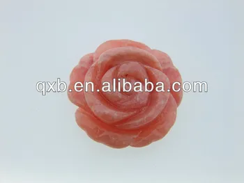 Rose Flower Shaped Jewelry Lilac Stone 
