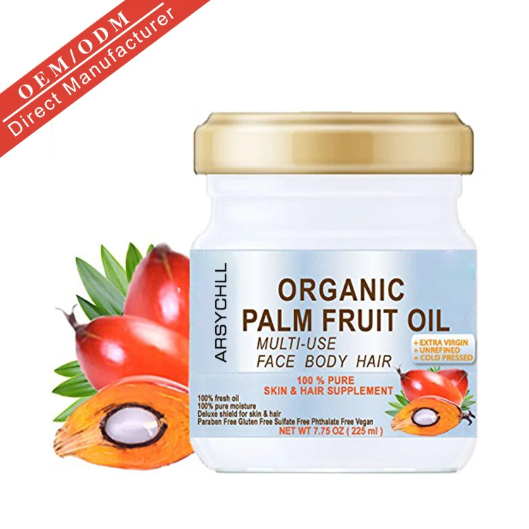 100 Pure Organic Unrefined Crude Palm Fruit Red Palm Oil In