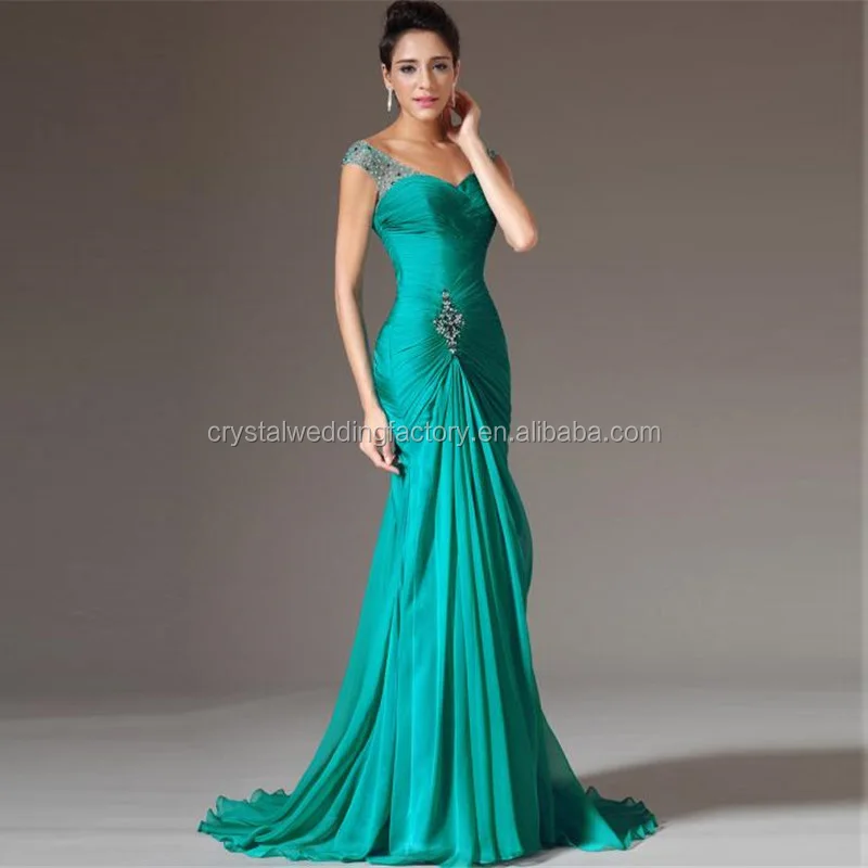 New Design Alibaba Mermaid Evening dresses or Prom dresses With Green ...