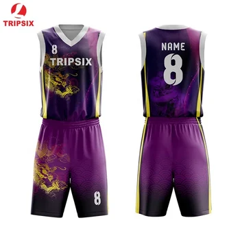 purple and black basketball jersey