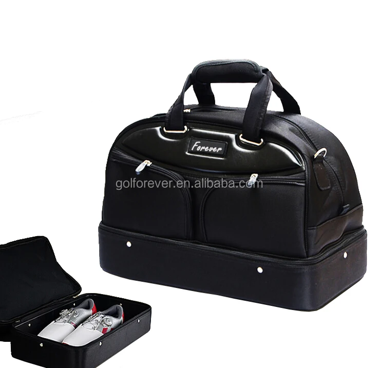 Double Decker Golf Shoes Bag & Popular Golf Clothes Bag & Golf Hand Bag