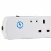 4 Way tabletop surge protection multi electrical extension socket 13A