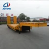 China manufacture brand new excavator heavy duty transporting high quality 4 axles low bed semi trailer for VOLVO