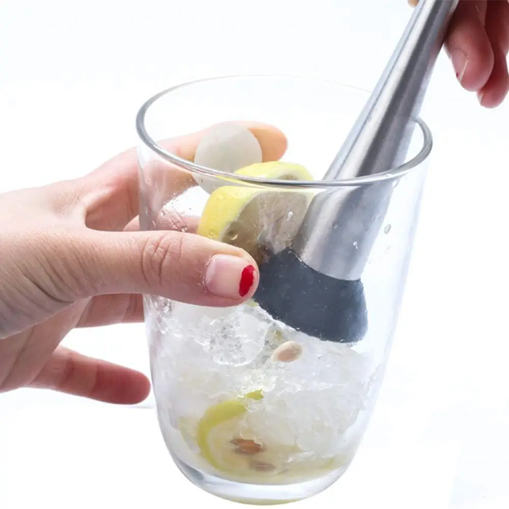 Stainless Steel Broken Popsicles Mixing & Stirring Lemon Bartender
