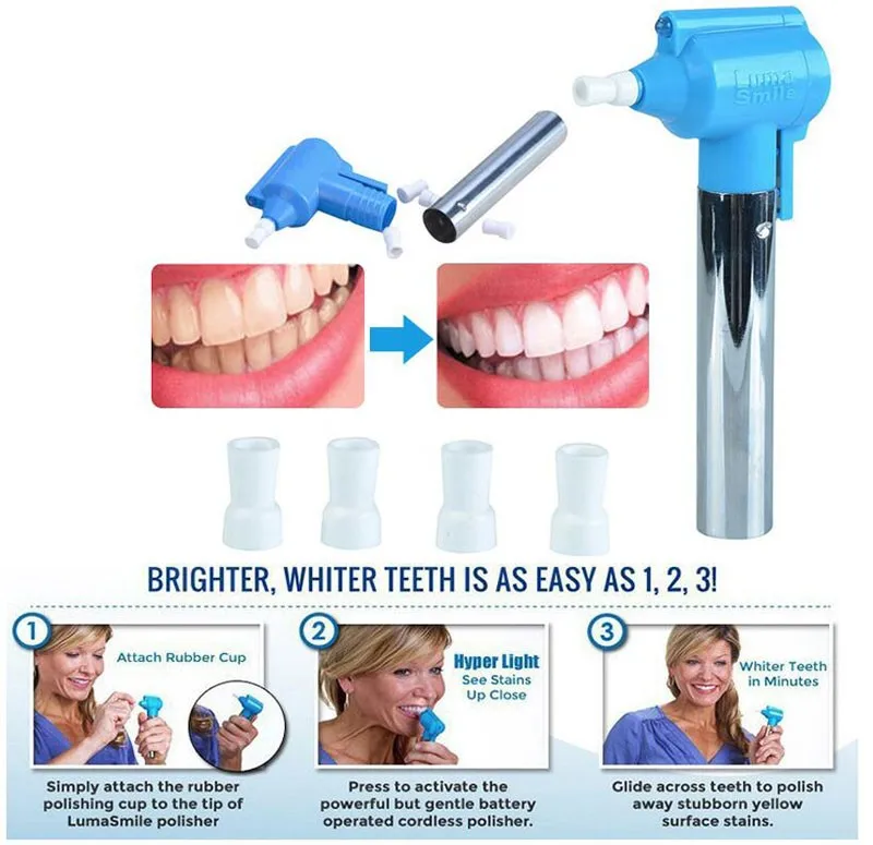 As Seen On Tv Luma Smile Dental Tooth Polishing Teeth Whitener