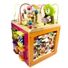 Wooden Children Play Maze 5 in 1 Activity Cube Center Toy Xylophone Lacing Beads Maze Foreign Kids Games