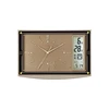 Decorative LCD Calendar Music Electroplated WALL CLOCK Crystal Ornaments Every Quarter Roman Numerals