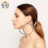 ELX-01122 14k silver new styles earrings 2019 fashion jewelry copper beauty earring hoops round elegant special for ladies