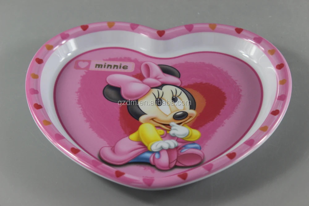 Heart Shape Dinner Plates For Kids(2015 New Design)