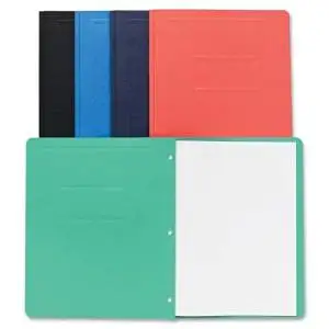 Business Source Traditional Panel/Border Report Cover - Letter - 8.5amp;quot; x 11amp;quot; - 3 Fastener - 100 Sheet - 25 / Box - Assorted