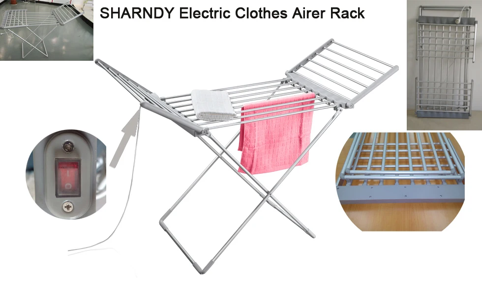 Sharndy 3 Tier Clothes Drying Rack Airer Dryer Heater Buy Clothes Drying Rack,Airer Dryer