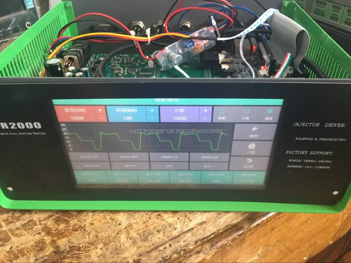 Hot sale CR2000 manual solenoid and piezo common rail injector tester