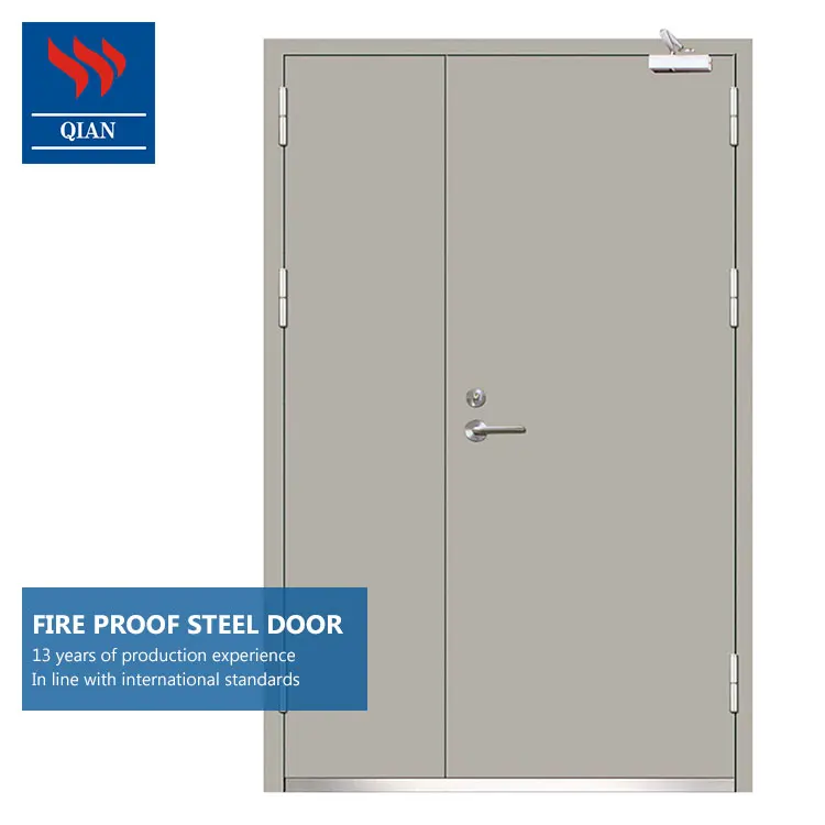 One And Half Door Design Safety Fireproof Steel Doors(fs-vn-004) - Buy ...
