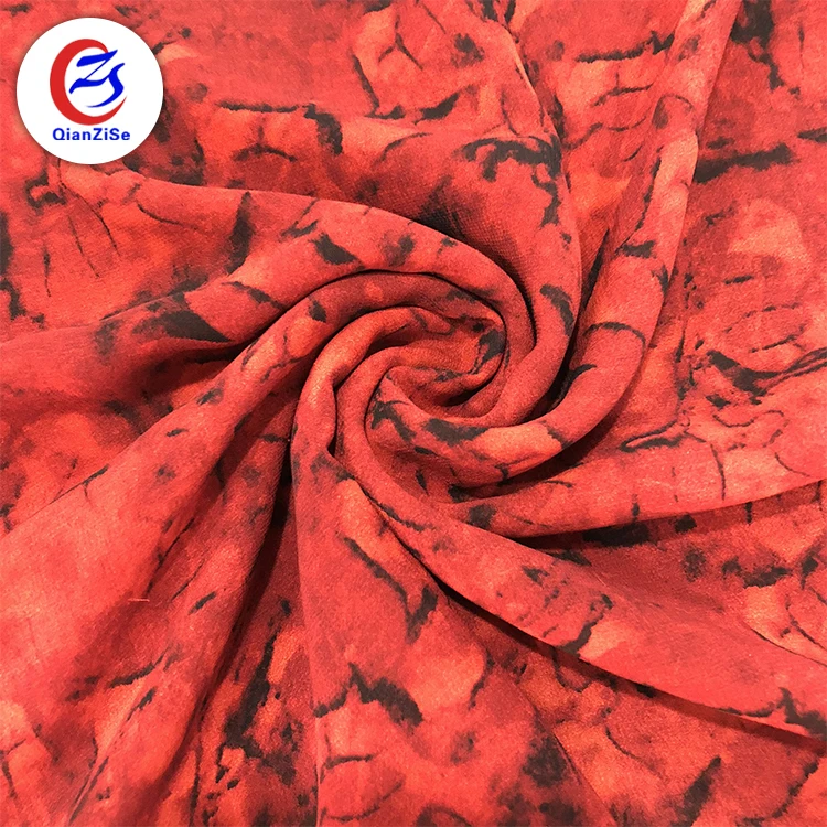 Good Supplier Digital Printed Suit Dubai Stock Lot Chiffon Fabric For