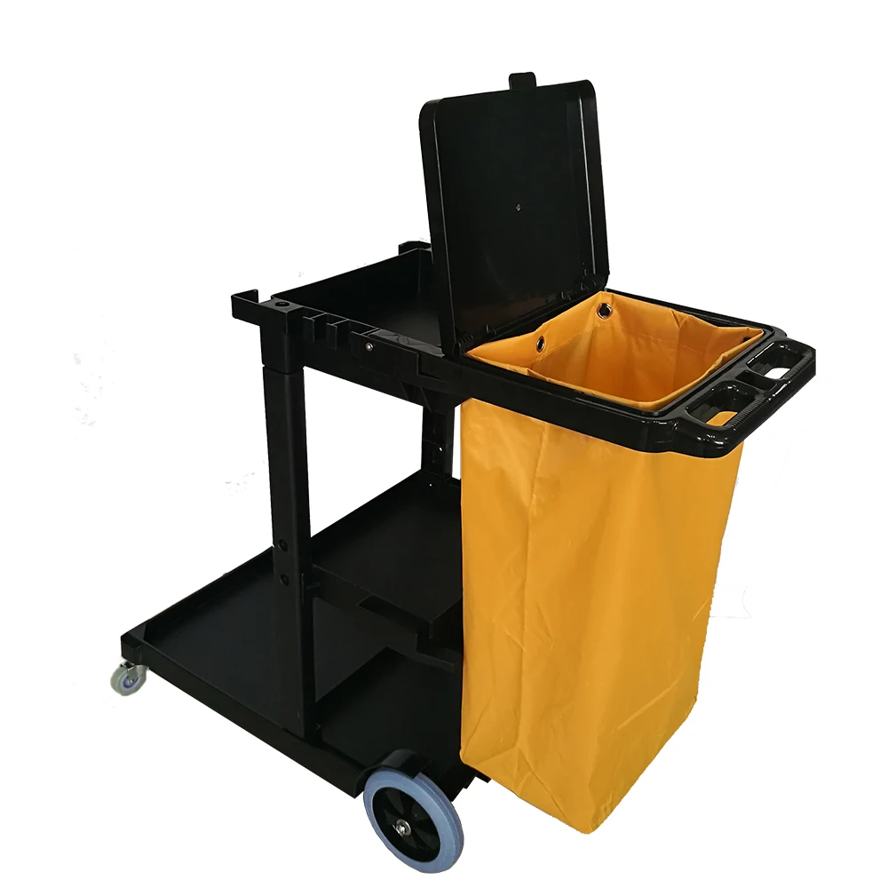 Multifunction Hotel Station Plastic Cart Floor Cleaning Trolley Buy