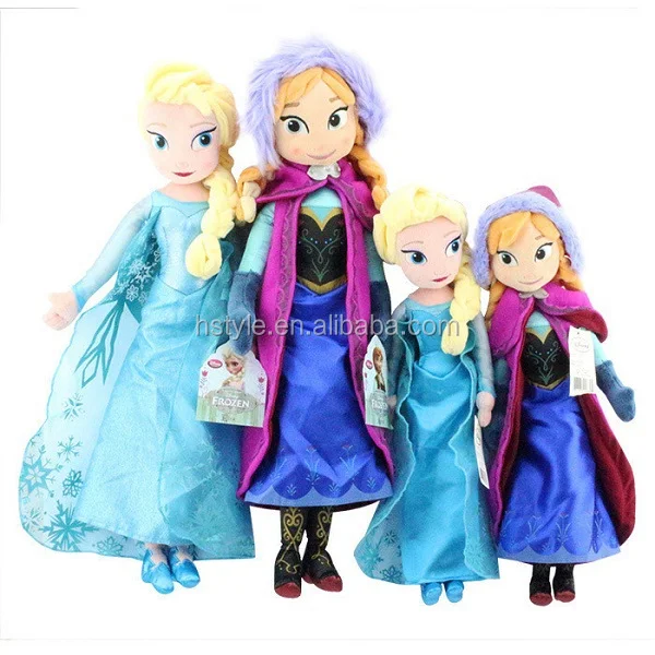 plush anna and elsa dolls