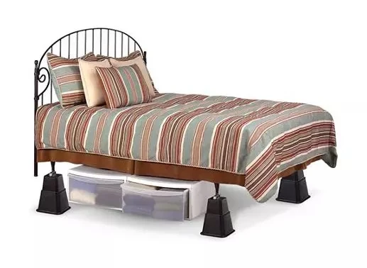 wooden bed risers