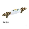 Chinese made ceramic handle, furniture hardware cabinet pull hand