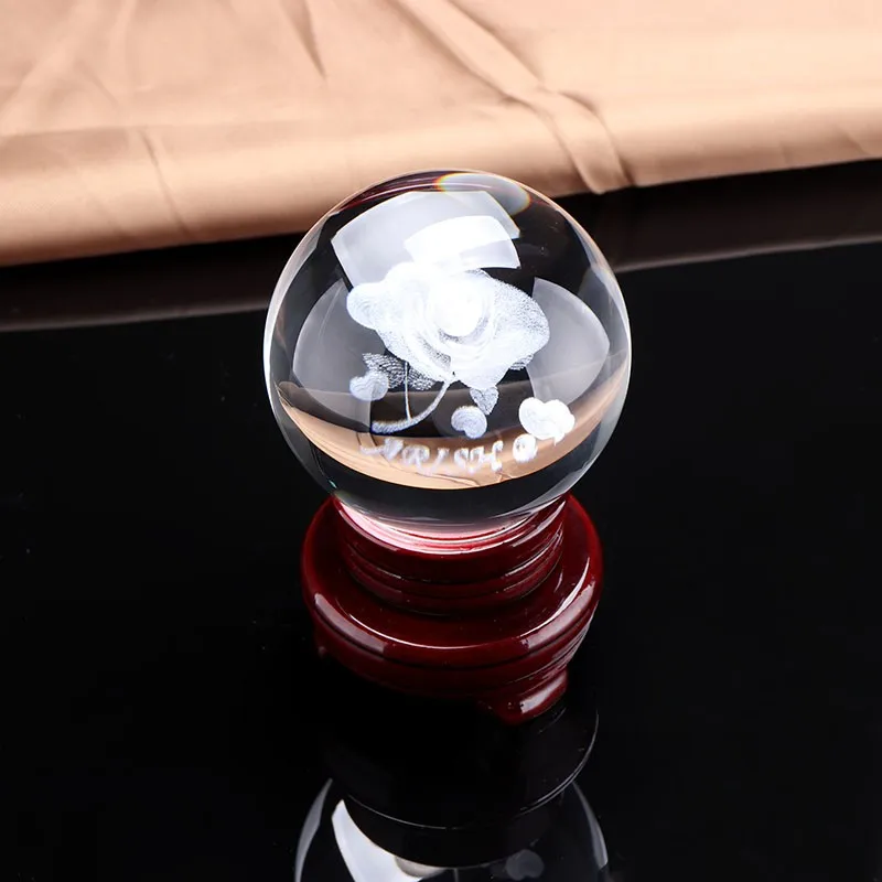 Clear 80mm Crystal Glass Ball Wholesale For Table Decoration Buy