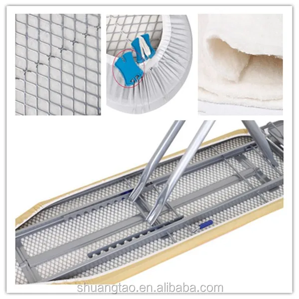 Eco Friendly Useful Fibertech Top Ironing Board With Cotton Cover