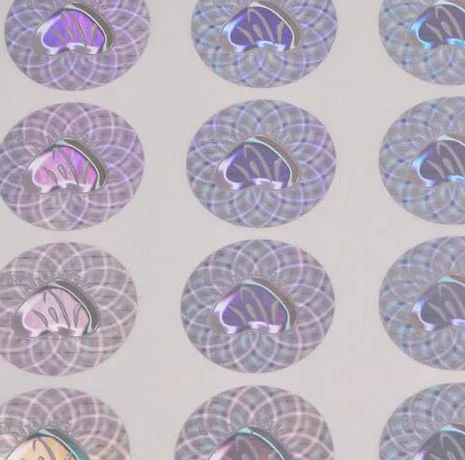 custom 3d hologram pictures security hologram stickers maker