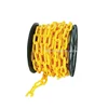 PE traffic safety caution warning sign long plastic link chain