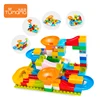 Marble Run Bulk Kids ABS DIY Plastic Slide Balls Rolling Track Toy Building Block