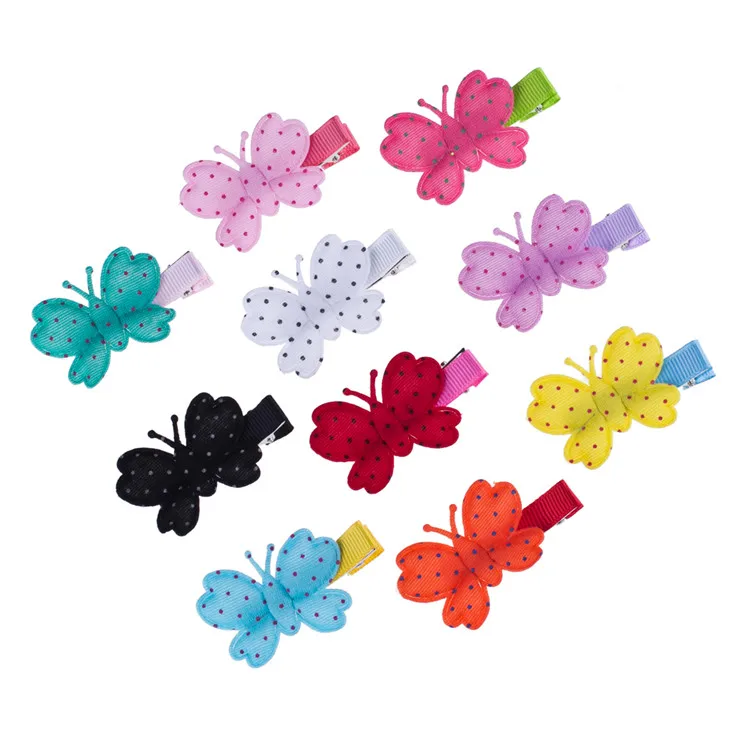 baby butterfly hair clips